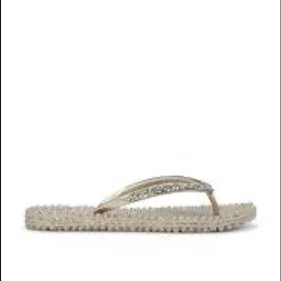 Ilse Jacobsen Sparkle Flip Flops Size 11 - Picture 2 of 7